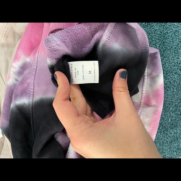 DAYDREAMER Tie Dye Cotton Crewneck - Medium - Picture 4 of 8